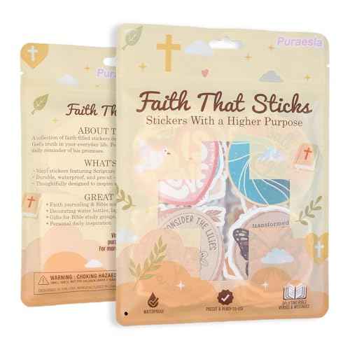 225 PCS Christian Bible Verse Stickers ? Inspirational Journaling & Study Stickers for Water Bottles, Laptops, Notebooks & Scrapbooking ? Waterproof
