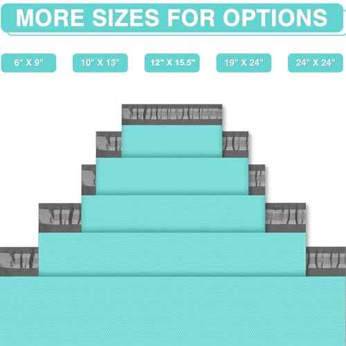 Fuxury Poly Mailers 6x9" 1000 PACK, Small Shipping Bags Embossed Dots Design, Self Adhesive & Durable Mailers Poly Bags Shipping Envelopes for Small Business Packaging Shipping, Teal Mailer Bags Bulk