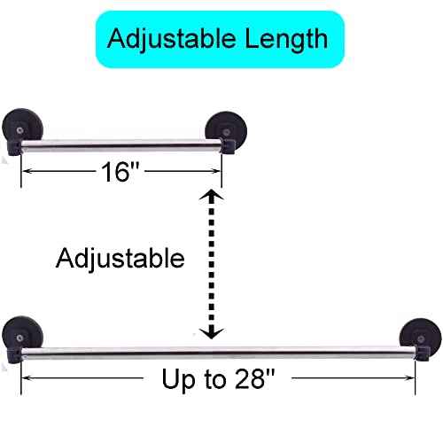 YYST 29" (74CM) Magnetic Anchor Chart Holder Adjustable Magnetic Date Cards Holder Calendar Holder for Kids Crafts, Classroom Calendar, Classroom Decor W O Rings