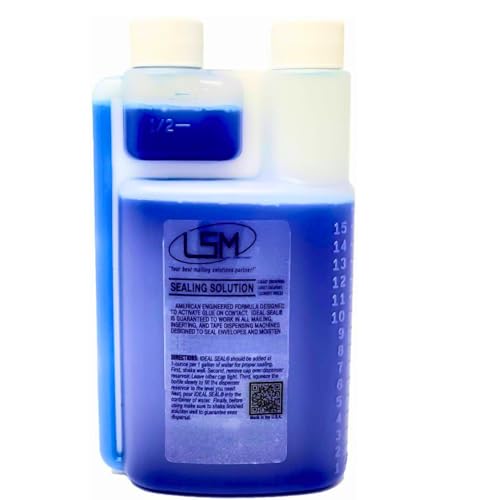 IDEALSEAL Super Concentrated Envelope Sealing Solution – Makes 16 Gallons, High-Performance Packaging Sealant