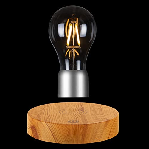 UVEHAS Levitating Light Bulb, Floating Rotating LED Bulb Lamp, Touch Control Magnetic Levitation Bulb Night Lights Desk Lamps for Home Office Decor