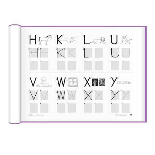 Learning Without Tears Kick Start Kindergarten, Age 3+, Preschool, Handwriting Practice, Writing Book, School & Home, Language Arts, Tutoring, Sensory
