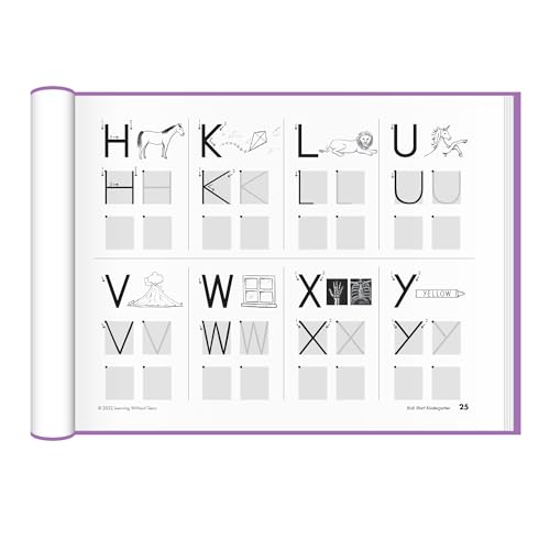Learning Without Tears Kick Start Kindergarten Workbook KSK-22 Pack of 1 for Pre-K & TK Ages 4+