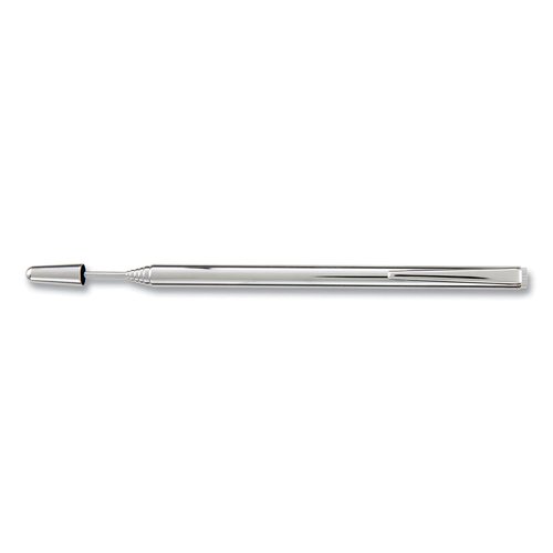 Quartet Pocket Pointer, Extends to 24-1/2", for Presentations, Chrome Finish (V18001)