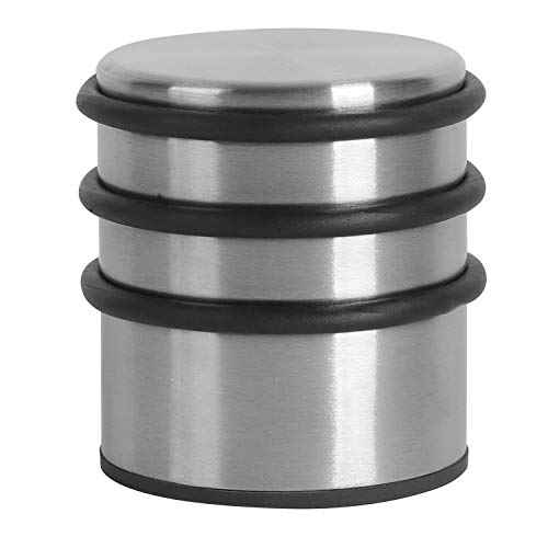 KINJOEK 3 PCS Heavy Weight Door Stopper, No DrillStainless Steel Door Stop with Protective Rubber Bands Door Wedge for Office, Home, Garage, Laundry Door