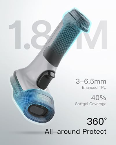 Inateck 1D Bluetooth Barcode Scanner with 2600mAh Battery, 115ft Range, BCST-70