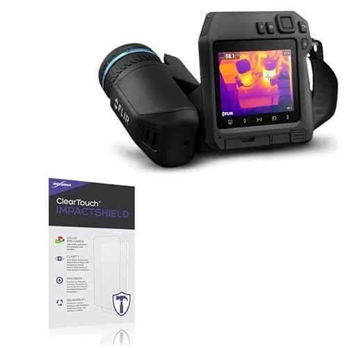 BoxWave Screen Protector Compatible with FLIR T540 - ClearTouch ImpactShield (2-Pack), Impenetrable Screen Protector Flexible Film