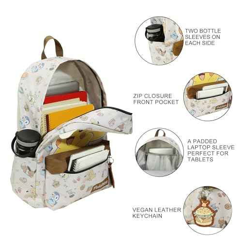 Pok?mon Pikachu All-Over Print Characters 17" Adult Backpack