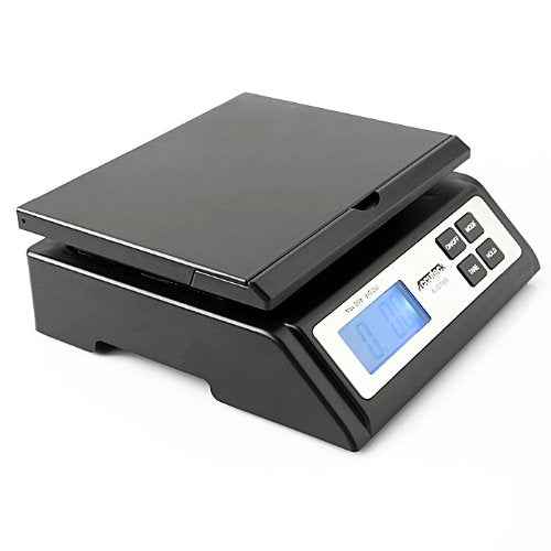 Accuteck A-ST85LB Heavy Duty Postal Shipping Scale with Extra Large Display, Batteries and AC Adapter