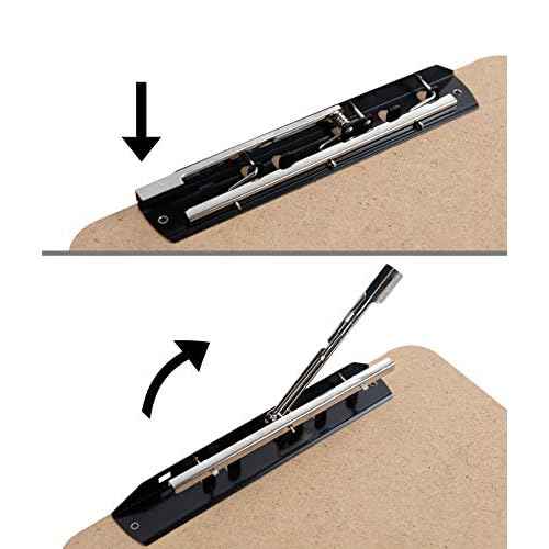 Extra Large Clipboard Set (6pc) - Larger Than 11x17 - Vertical or Landscape - Fits 11 x 17 Tabloid Paper (Board 11.6"x19.5" - 2 Inches Longer Than Legal Size)