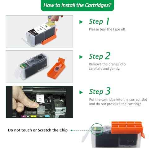PGI-280XL CLI-281XL Ink Cartridges, Use with PIXMA TR8620 TR8520 TS9120 TR7520 TS6120 TS8120
