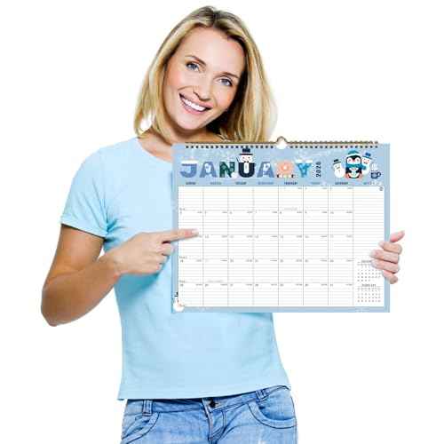 Lbylyhxc Calendar 2026 - 18 Monthly Wall Calendar 2025-2026 from July 2025 to December 2026, 14.8 x 11.5 Inches.Thick Paper includes major holidays and dedicated space for notes and important dates (Calendar 2025-2026 festivals)