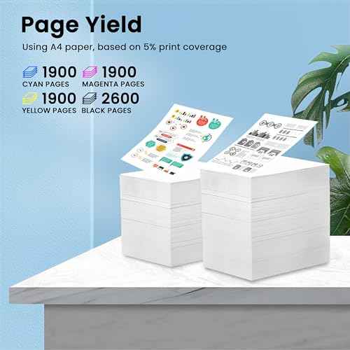 Remanufactured Ink Cartridges Replacement for Epson 802XL T802 T802XL Ink Cartridges Combo Pack for Workforce Pro WF-4720 WF-4730 WF-4734 WF-4740 EC-4040 EC-4030 EC-4020 Printer (5 Pack)