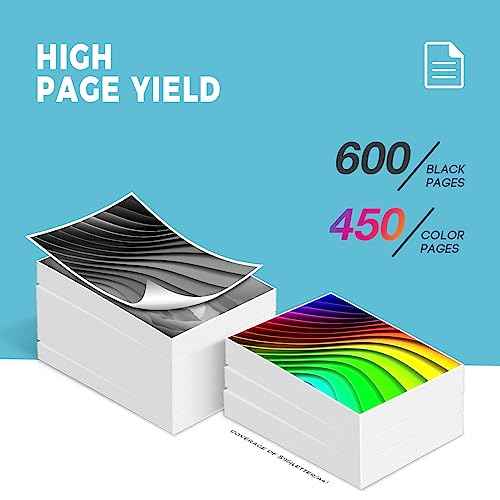 67 Ink Cartridges Black Color Combo Pack - Deskjet 4100 2700 Ink Cartridges (1 Black, 1 Tri-Color, 2 Pack)
