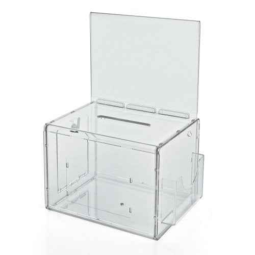 Azar Lottery Box, Clear, Extra Large