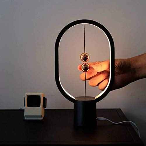 01 Balance Lamp, Smart Magnetic Balance Lamp Magnetic Desk Lamp Powered LED Warm Eye-Care Lamp for Office Bedroom