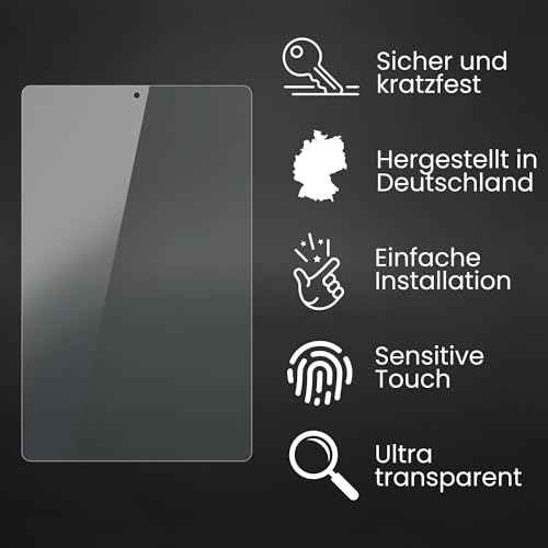 Bruni Screen Protector compatible with Social Mobile Rhino T80 Protector Film, crystal clear Protective Film (2X)