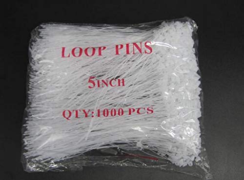 Acuteye 5000 Pcs 5" Snap Lock Loop Fasteners, Natural