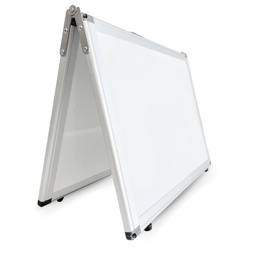 Large Dry Erase Magnetic Whiteboard, Four-Sided 15.5” x 11.5” x 1.25” Dry Erase Portable White Board with Handle for Memos Note-Taking School Work