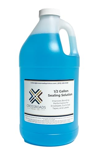Crossroads Print Co. 0.5 Gallon Postage Meter Sealing Solution - Replaces Quadient & Pitney Bowes
