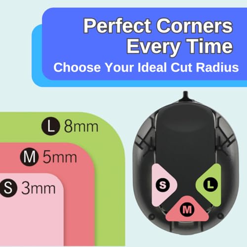Sunstar Kadomaru PRO NEO Black Corner Cutter for Paper & Card 3 Sizes