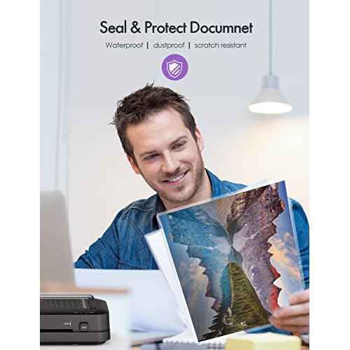 Thermal Laminating Pouches, 3mil Laminating Sheets, 8.9x11.4 Inches, Letter Size, HeatSeal, Clear (200pack)