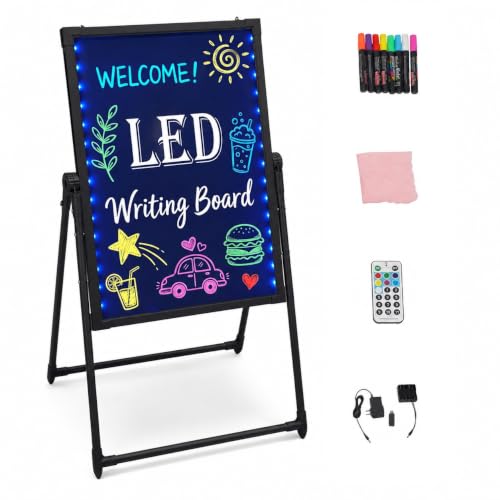 32x24 Inch LED Message Board Sign with Remote and Color Modes