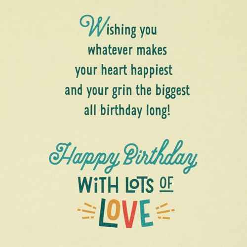 Hallmark Birthday for Grandson (All Day Your Way) from Grandma, Grandpa, Grandparents