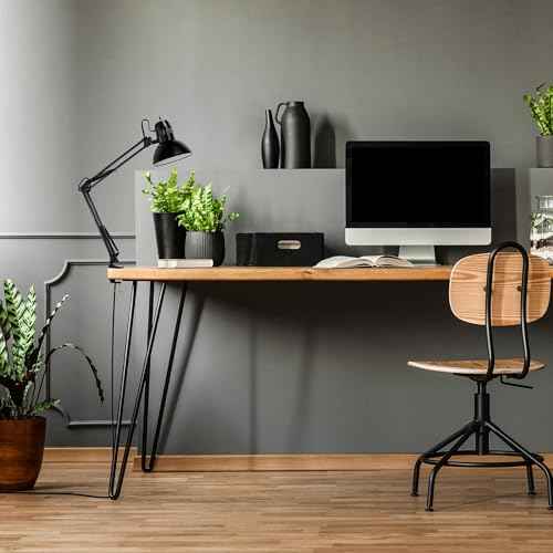Globe Electric 56963 31.5" Multi-Joint Desk Lamp with Metal Clamp, Black, On/Off Rotary Switch on Shade, Partially Adjustable Swing Arm, Home Essentials, Reading Light, Office D?cor