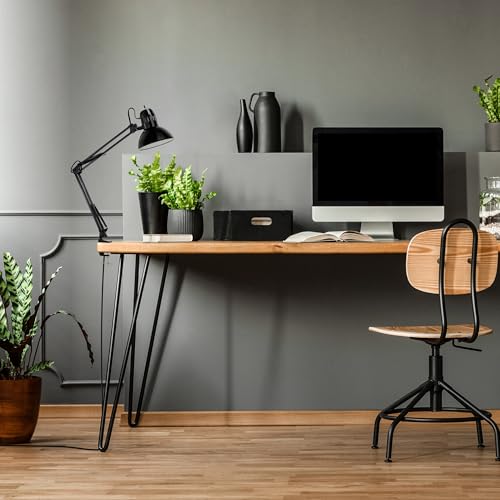 Jet Black 31.5-Inch Multi-Joint Desk Lamp with Clamp - Home Office Reading Light