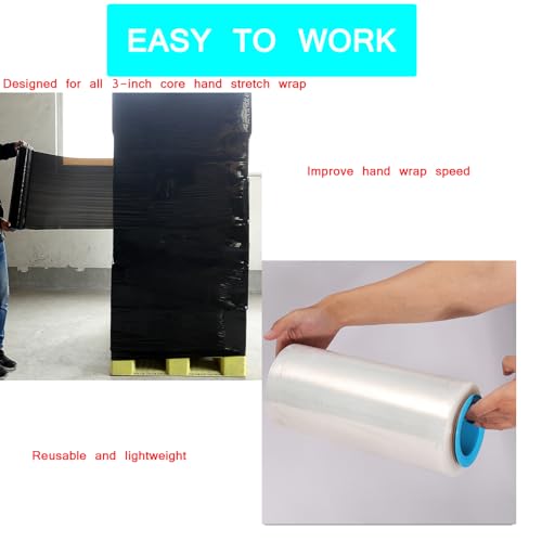 3 Pairs Plastic Stretch Film Hand Saver, Protective
