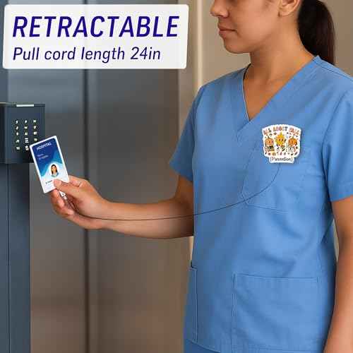 Funny Fall Badge Reel ? Retractable Cute ID Badge Holder with Alligator Clip for PT OT Therapy Nurse Assistant CNA, All About Fall Prevention Gifts for Home Health Caregiver, Long-Term Care