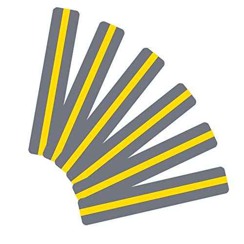 36 Pieces Guided Reading Strips Colored Yellow Overlay Highlight Bookmarks Reading Strips Help with Dyslexia for Crystal Children and Teacher Supply