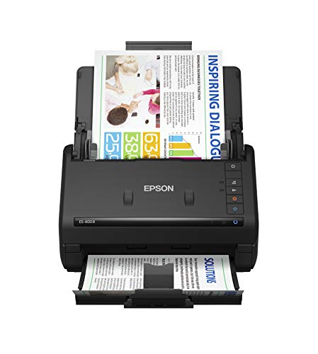 Epson Workforce ES-400 II High-Speed Duplex Document Scanner for Office & Home