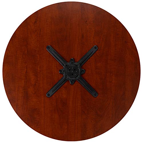 Flash Furniture Chapman 36" Round Multi-Purpose Conference Table in Cherry