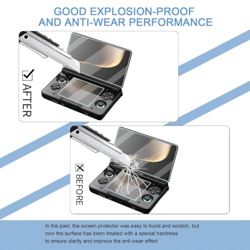 AYN THOR Handheld Console Screen Protector Set - Tempered Glass & Soft Film