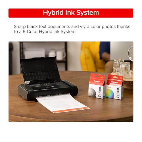 Canon PIXMA TR160 Wireless Portable Printer - Compact High-Quality Inkjet