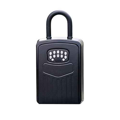 Smart Lock Box for Key with Code, Bluetooth APP Control Key Box Wall Mount and Hanging 2 Install Ways, Digital Lockbox for Keys Outdoor, Hide a Key Outside