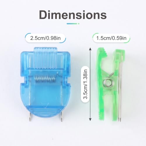 30 Pack Colorful Wall Cubicle Clips for Photos, Notes & Papers - Office & Home Organization