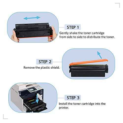 Leize Compatible Toner Cartridge Replacement for Canon 055H 055 CRG-055H Toner Cartridge High Capacity use for Color imageCLASS MF743Cdw MF741Cdw MF745Cdw MF746Cdw LBP664Cdw,1-Pack Black