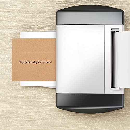 50 Pack Brown Kraft Envelopes, 5x7 Envelopes for Invitations, A7 Invitation Envelopes for Personalize Gift Cards, Wedding, Baby Shower, Birthday Party