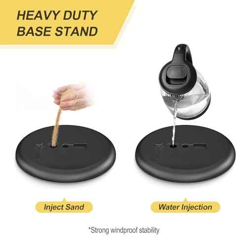 Relx Sign Holder Stand 8.5x11 inch - Adjustable Floor Standing Sign Holder - Signage Stand with Snap-Open Frame Display for Malls,Schools,Restaurants