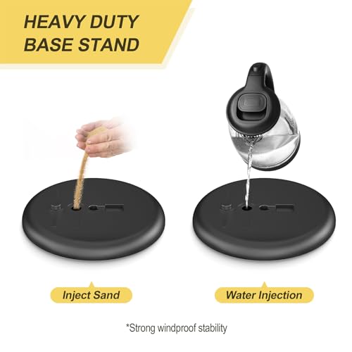 Relx Sign Holder Floor Stand Black 8.5x11 Inch Adjustable Signage Display