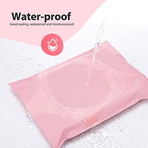 Fuxury Light Pink Poly Mailers 14.5x19 Inch, 50 Pack Shipping Bags for Small Business