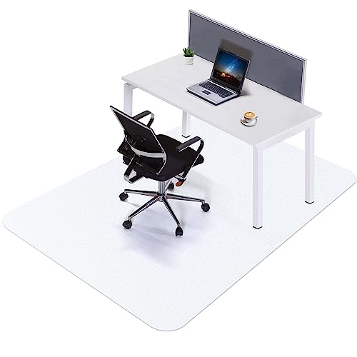 Large Office Chair Mat for Hardwood Floor - 40"x96" Heavy Duty Desk Chair Mat for Office Chair - Clear Computer Floor Protector Mat - Easy Glide and Flat Without Curling
