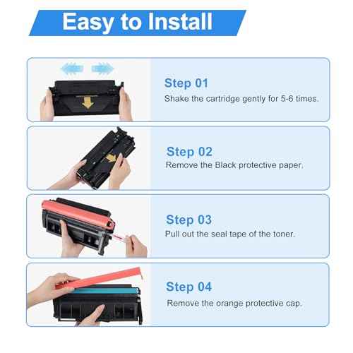 121 Black Toner Cartridge High Yield Replacement for Canon 121 CRG-121 CRG121 for Canon imageCLASS D1620 D1650 1620 1650 Printer (Black, 2-Pack)