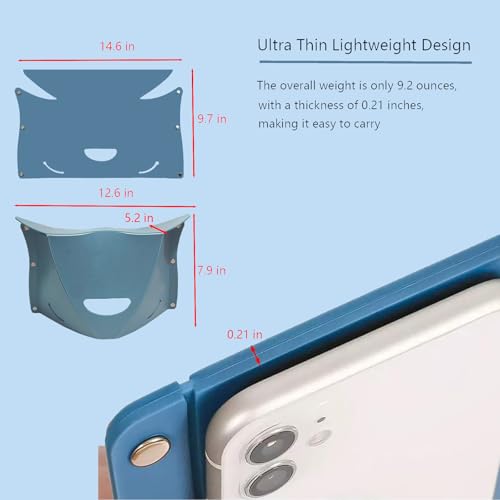 Travel Footrest for Airplane - Portable Folding Stool in Dark Blue by DISFAT