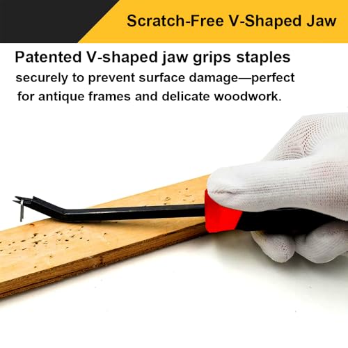 Heavy-Duty Upholstery Staple Remover - Lifter Tool for Carpet, Furniture