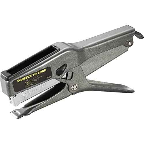 Bostitch Office B8 Plier Heavy Duty Stapler with 1250 1/4" Staples - Full Strip Metal Bostitch Stapler for Cardboard, Paper and Fabric (45 Sheet Capacity)