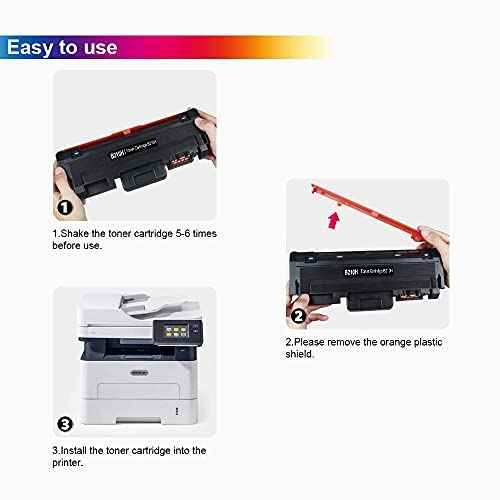 Compatible B205 B210 B215 Toner Cartridge Replacement for 106R04347 106R04346 use for B210DNI B205NI B215DNI Printer, High Yield 3,000 Pages (Black, 1-Pack)